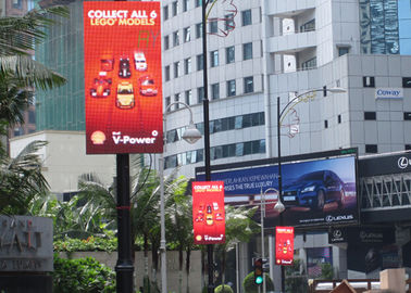 中国 55 インチの Iphone シリーズ P6 屋外広告の導かれた表示ビデオ街路照明のポーランド人の開いた印 サプライヤー