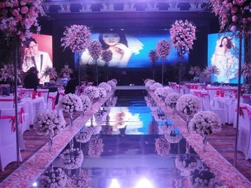 /段階/展覧会のための SMD P6 フル カラーの屋内固定 LED 表示結婚 サプライヤー