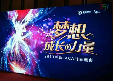 ブラシをかけられたアルミニウム キャビネットが付いている 1200 の nit のレンタル屋内固定 LED 表示 P3 サプライヤー