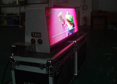 25kg 重量の屋外のタクシー LED スクリーン 1/8 スキャン一定した流れ LED のタクシーの屋根の印 サプライヤー