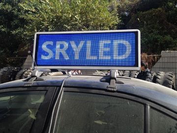 25kg 重量の屋外のタクシー LED スクリーン 1/8 スキャン一定した流れ LED のタクシーの屋根の印 サプライヤー