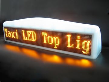 P10 移動タクシーの LED 表示、96 x 16 ピクセル IP65 多色の LED 表示 サプライヤー