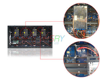 掛かる前部 IP65 LED のウォール・ディスプレイ P8 LED の広告はキャビネットの高リゾリューションを選別します サプライヤー