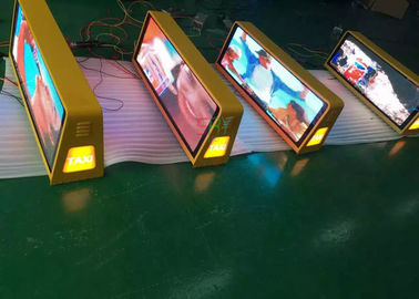 屋外広告P5のフル カラーのタクシーの上の屋根LEDの印の無線3Gシステム サプライヤー