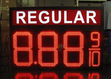 8888オイル価格は印、LEDの移動メッセージ表示高い明るさを導きました サプライヤー
